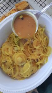 layer onions pickled fish recipe sonia cabano blog eatdrinkcapetown