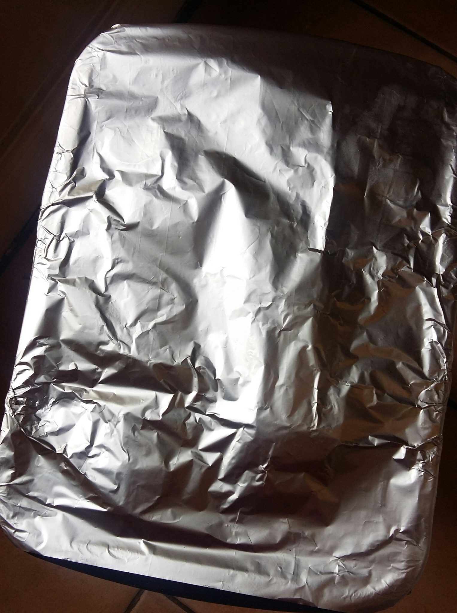 Cover tightly with foil and bake at 200 C for 45 minutes. Uncover, then bake 15 minutes longer until nicely browned