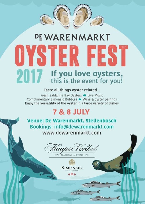 De Warenmarkt Oyster Fest with Free Simonsig Bubbly