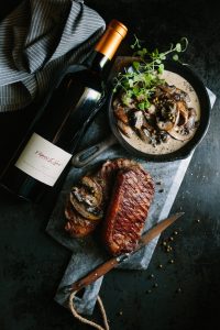 steak pepper sauce mushrooms spier fathers day wine sonia cabano blog eatdrinkcapetown 
