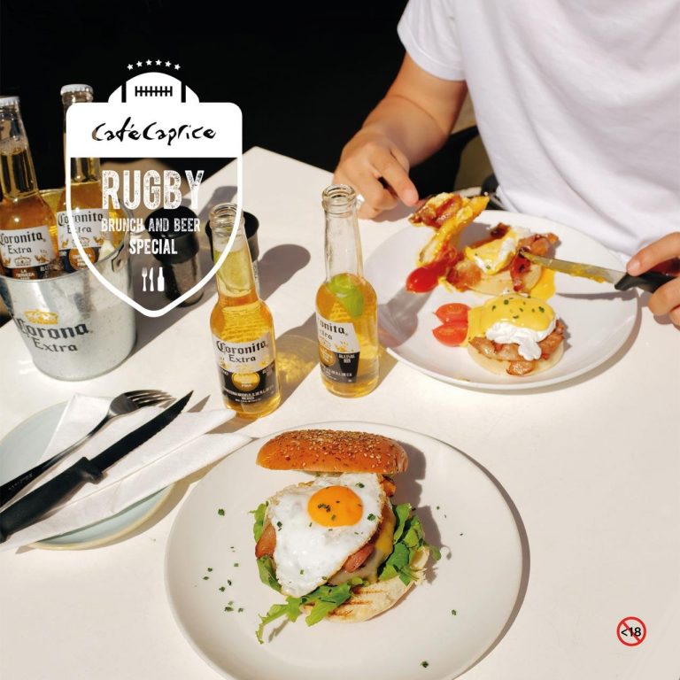 Rugby, Brunch and Beer at Café Caprice for RWC2019!