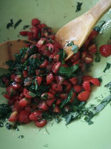 mix herbs farlic tomatoes summer pasta sonia cabano blog eatdrinkcapetown