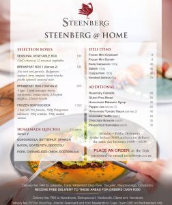 steenberg @ home deli menu sonia cabano blog eatdrinkcapetown