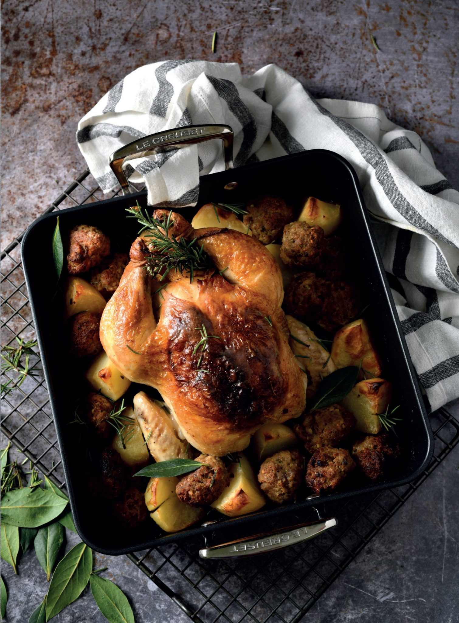 Dorah Sithole's Perfect Roast Chicken, from her last cookbook '40 Years of Iconic Cooking, Sonia Cabano blog eatdrinkcapetown food 