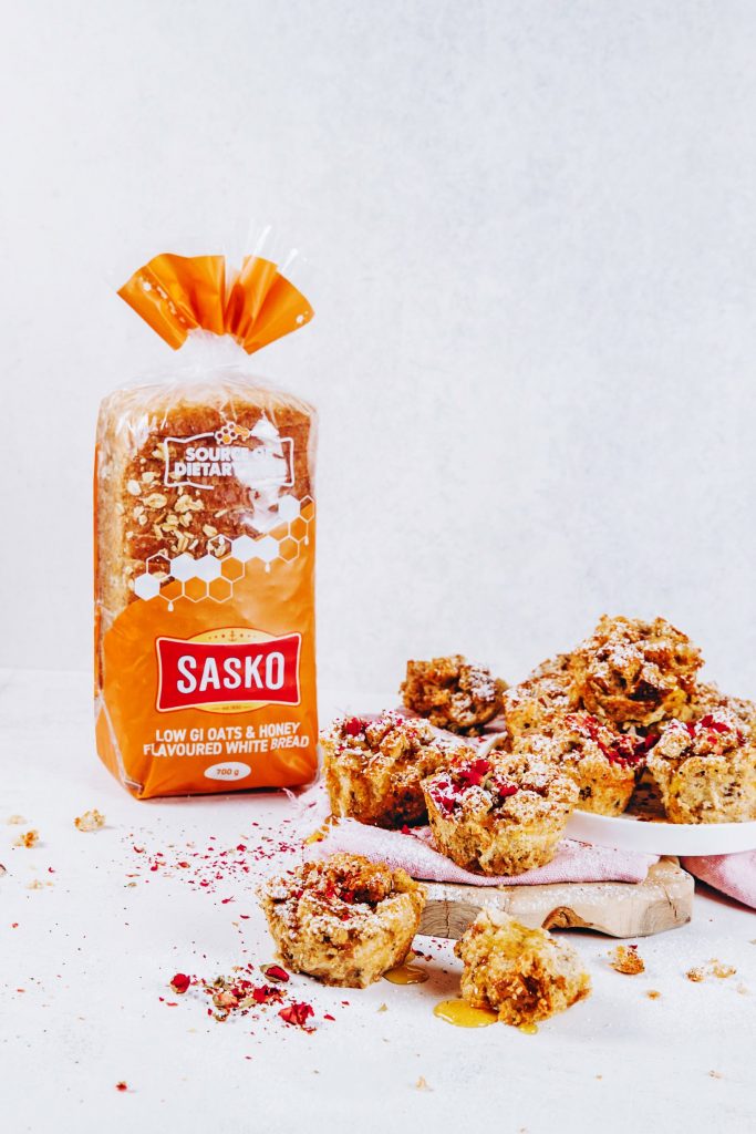 Sasko Low GI Honey Oats French Toast Muffins Sonia Cabano blog eatdrinkcapetown 