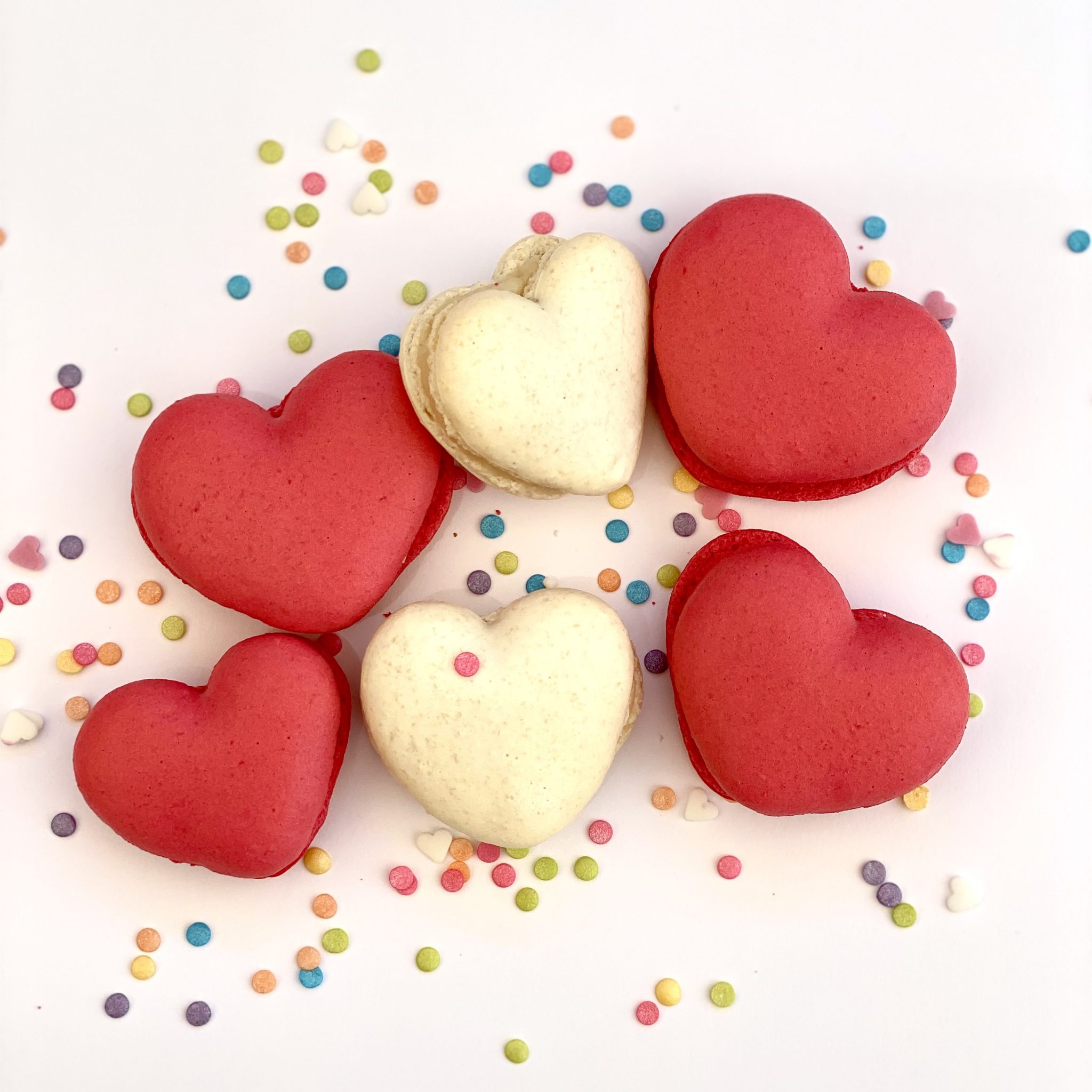 Heart-shaped macaroons Grace Stevens Sonia Cabano blog eatdrinkcapetown 